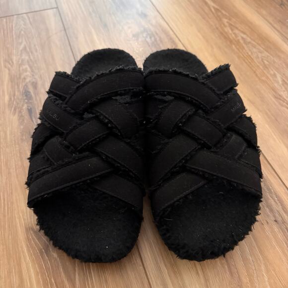 Malibu Sandals Zuma LX Black Suede Crepe Rubber Sz 9 main image 3